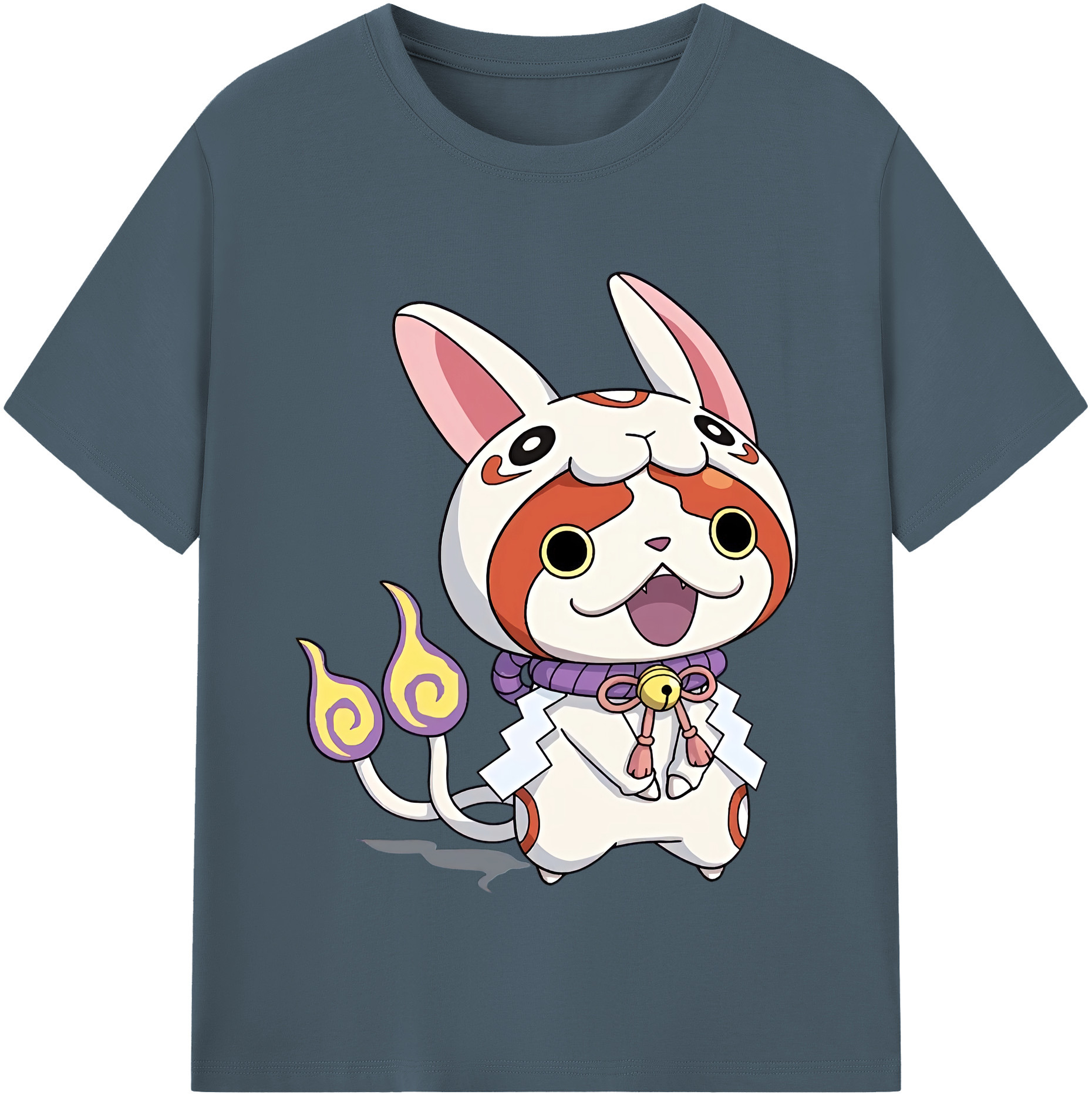 （画像用） 妖怪ウォッチ Yo-kai Watch 綿100％半袖Tシャツ（フロントプリント）